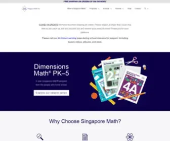 Singaporemath.com(Singapore Math) Screenshot