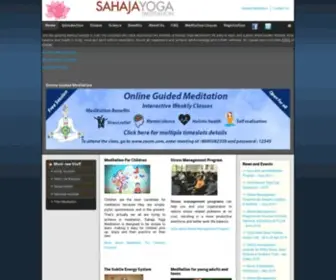 Singaporemeditation.org(Sahaja Yoga Meditation) Screenshot