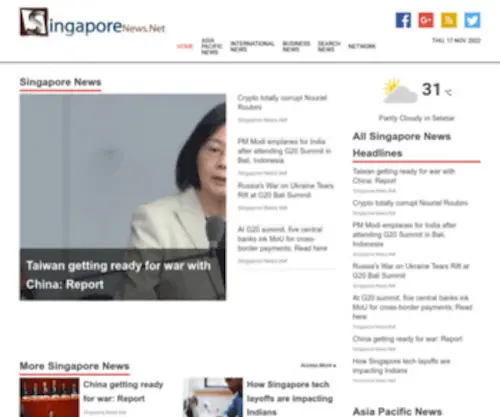 Singaporenews.net(Singapore News) Screenshot