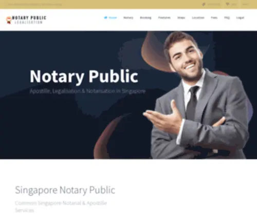 Singaporenotarypublic.com(Singapore Notary Public) Screenshot