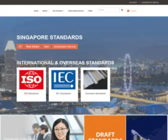 Singaporestandardseshop.sg(Singapore Standards) Screenshot