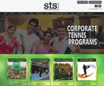 Singaporetennisschool.com(Singapore Tennis School) Screenshot