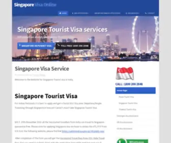 Singaporetouristvisa.com(Singapore Tourist Visa Bangalore) Screenshot