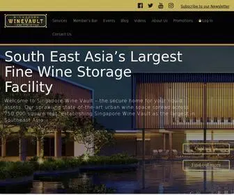 Singaporewinevault.com(Singapore Wine Vault) Screenshot