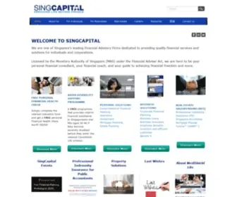 Singcapital.com.sg(Holistic financial planning for all your life's needs. SingCapital Pte Ltd) Screenshot