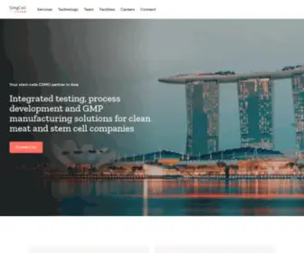 Singcell.com(Stem cells CDMO in Singapore and Asia) Screenshot