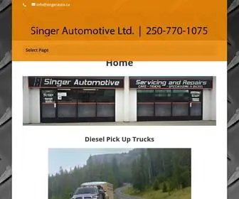 Singerautomotive.ca(Singer Automotive Ltd) Screenshot