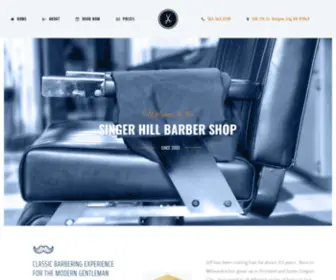 Singerhillbarbershopllc.com(Oregon City's Premier Barber for the Whole Family) Screenshot