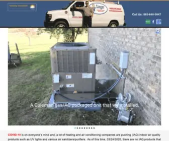 Singerhvac.com(Singer Heating and Cooling) Screenshot