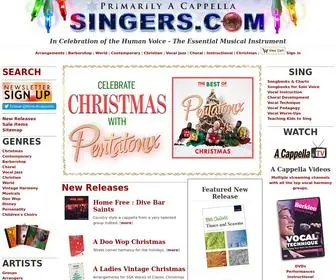 Singers.com(A cappella music) Screenshot