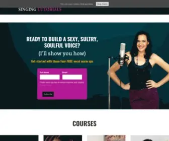 Singerssecret.com(Singer's Secret) Screenshot