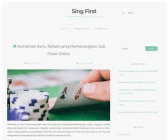 Singfirst.org(Official SingFirst Website) Screenshot
