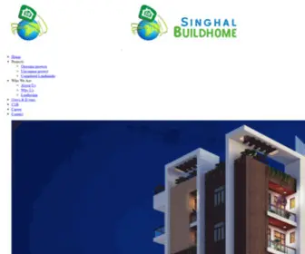 Singhalbuildhome.com(Singhal Build Home Private Limited) Screenshot