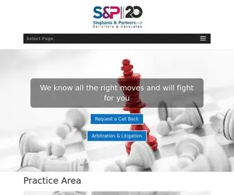 Singhania.in(Singhania & Partners LLP) Screenshot