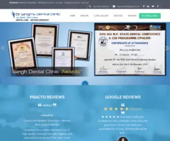 Singhdental.com(Singh dental clinic) Screenshot