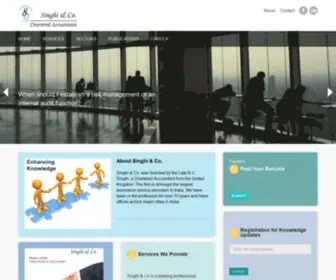 Singhico.com(Singhi & Co) Screenshot