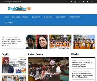 Singhstation.net(Sikh News online from Australia and the World) Screenshot