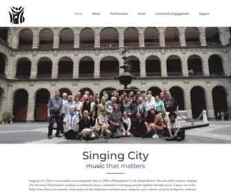 Singingcity.org(Singingcity) Screenshot