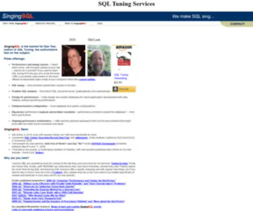 Singingsql.com(SQL Tuning) Screenshot