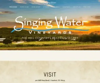 Singingwatervineyards.com(Singing Water Vineyards) Screenshot