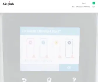 Singink.com(Refill and Reuse empty cartridges) Screenshot