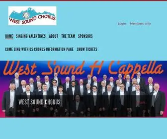 Singkitsap.org(West Sound Chorus) Screenshot