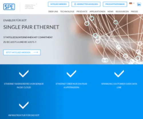 Single-Pair-Ethernet.com(Single Pair Ethernet) Screenshot