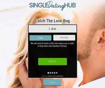 Singledatinghub.com(Fall in love with online dating here at Single Dating Hub. Our site) Screenshot