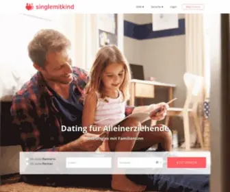 Singlemitkind.ch(Partnersuche für Singles mit Kind) Screenshot