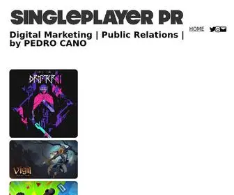 Singleplayerpr.com(Digital Marketing) Screenshot