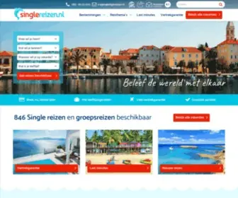 Singlereizen.nl(1315 Single reizen) Screenshot