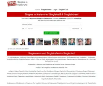 Singles-IN-Karlsruhe.de(Singles in Karlsruhe) Screenshot