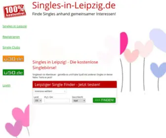 Singles-IN-Leipzig.de(Singles in Leipzig) Screenshot