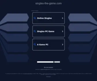 Singles-The-Game.com(Singles The Game) Screenshot