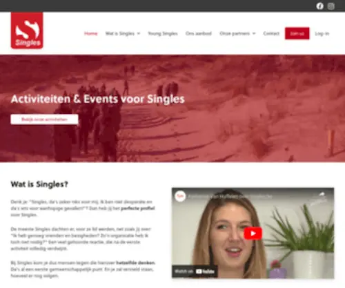 Singles.be(Activiteiten en events voor vrijgezellen) Screenshot