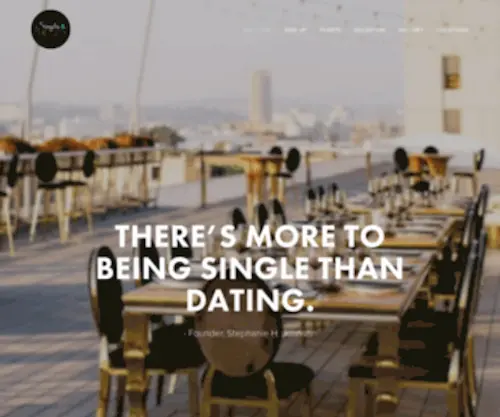 Singlesandthecity.com(There's more to being single than dating. Dating) Screenshot