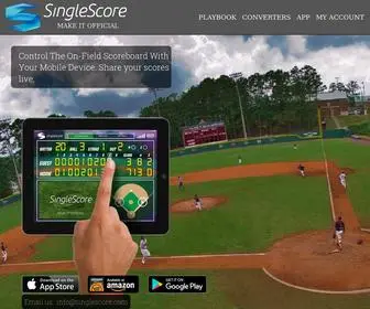 Singlescore.com(Scoreboard) Screenshot