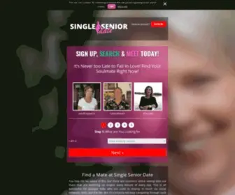 Singleseniordate.com(Singleseniordate) Screenshot