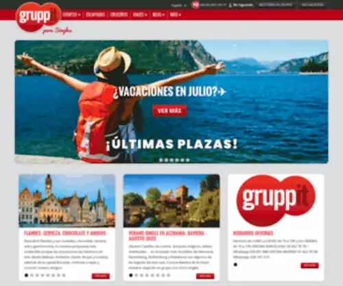 Singlesmadrid.es(Gruppit.com, citas, cenas, fiestas y viajes para Singles en España) Screenshot