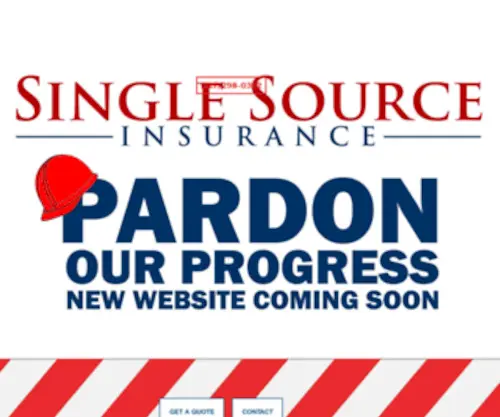 Singlesourceins.com(Single Source insurance) Screenshot