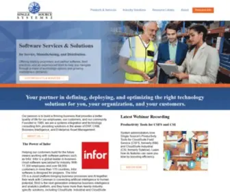 Singlesrc.com(Single Source Systems) Screenshot