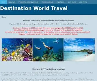 Singlestravel.com.au(Singles Travel Connections escorted small group tours for solos) Screenshot