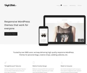 Singlestroke.io(Responsive WordPress Themes at their best) Screenshot