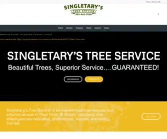 Singletarytreeservice.com(Singletary's Tree Service) Screenshot