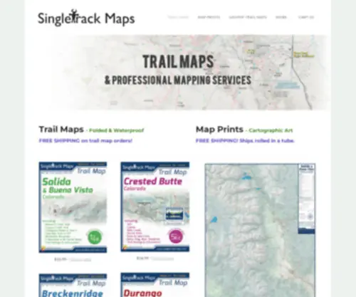 Singletrackmapping.com(Singletrack Maps) Screenshot