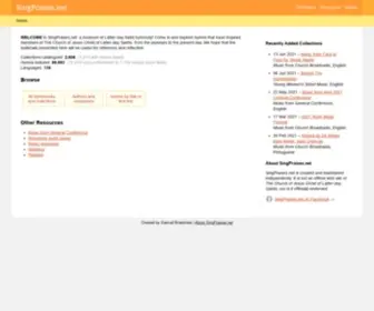 Singpraises.net(Latter-day Saint Hymns) Screenshot