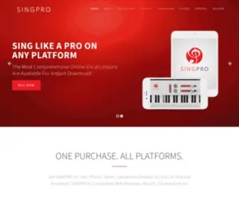 Singpro.com(SingPro Home) Screenshot