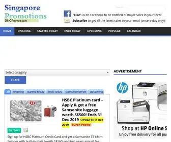 Singpromos.com(Singapore Promotions) Screenshot