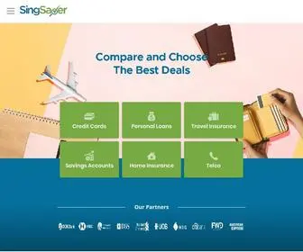 Singsaver.com.sg(SingSaver) Screenshot