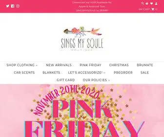 Singsmysouleboutique.com(Sings My Soule Boutique) Screenshot